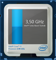 Maximum Turbo Boost of 3.5 GHz for one core