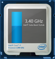 Maximum Turbo Boost of 3.4 GHz for two cores