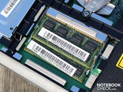The DDR3 RAM is on two bars.