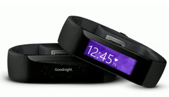 Microsoft Band fitness tracker with 10 sensors and a price of $199 USD