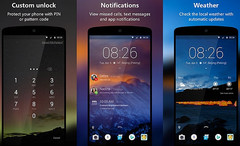 Microsoft Next Lock Screen 3.2 lock screen app for Android