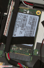 Lenovo selected an mSATA SSD for their tablet.
