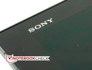 The Sony logo is the only design element on the front side.