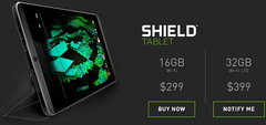 NVIDIA Shield tablet 4G LTE version, not for sale yet