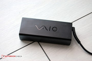 The power adapter's top ... The power adapter's top ...