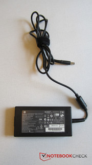 HP has equipped the dv7-7202eg with a 120 watt AC adapter. HP has equipped the dv7-7202eg with a 120 watt AC adapter.