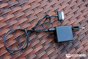 The AC adapter together...