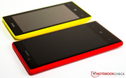 The Nokia Lumia 720 is 0.3 inches larger than the yellow Lumia 520.