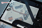 The optical drive from the inside,