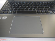The touchpad has a few flaws. The touchpad has a few flaws.