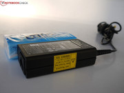 The power adapter (65 watts) is very compact... The power adapter (65 watts) is very compact...