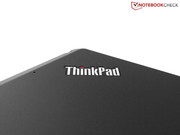 ThinkPad logo and rubberized plastic ...