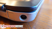 The charging port in the rear The charging port in the rear