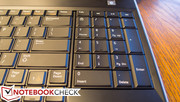 ...as is the number pad. ...as is the number pad.