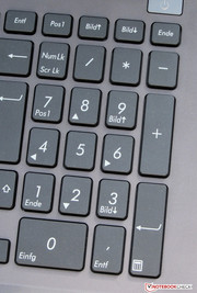 The keyboard includes a numpad.