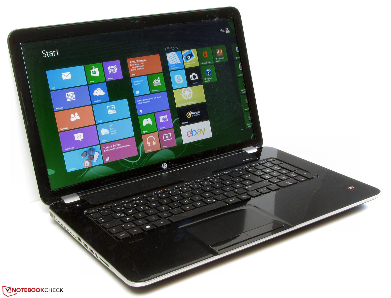 The HP Pavilion 17e054sg.