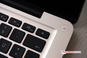 And this is where you turn it on. The MacBook Pros series still feature a "real" power button. And this is where you turn it on. The MacBook Pros series still feature a "real" power button.
