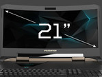 21 inch, curved display, desktop graphics card: Acers new gaming flagship definitely is an eye-catcher. (Photo: Acer)
