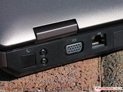 The VGA and Ethernet ports are located on the back side.