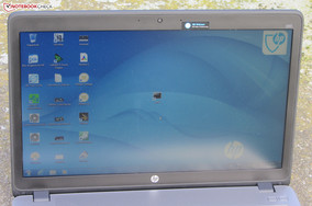 HP ProBook 450 outdoors.