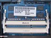 Two RAM slots are included. Two RAM slots are included.