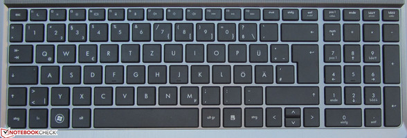The keyboard is not back lit. The keyboard is not back lit.