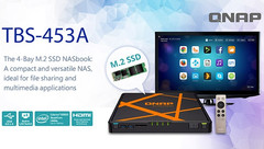 QNAP TBS-453A M.2 SSD NASbook with hardware network switch