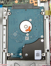 The hard drive can be replaced.