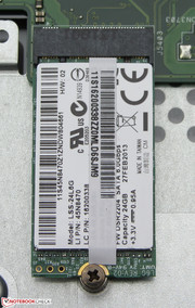Lenovo equipped the S500 with an SSD cache.