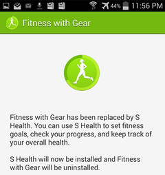 Samsung pulls out Fitness with Gear app