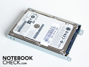 The hard drive has a total capacity of 320 GB (MHZ2320BH). The hard drive has a total capacity of 320 GB (MHZ2320BH).