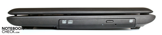 Right: DVD drive