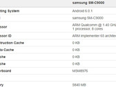 Samsung Galaxy C9 SM-C9000 details on Geekbench