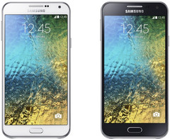 Samsung Galaxy E7 and Galaxy E5 Android smartphones with quad-core processor and Super AMOLED display