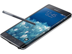 Samsung Galaxy Note Edge smartphone with QHD display and 16 MP main camera