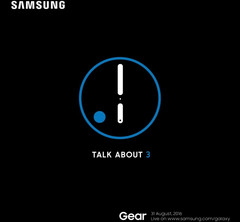 Samsung Gear S3 launch event taking place on August 31st