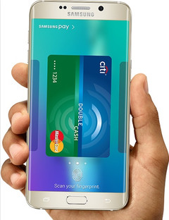 Samsung Pay service on Galaxy S6 Android flagship device