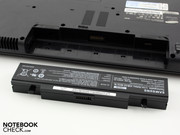 The service flap on the underside allows access to individual components.