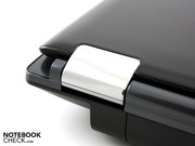The plastic hinges are mounted very tight to the base unit. Both hands are needed for opening. The plastic hinges are mounted very tight to the base unit. Both hands are needed for opening.