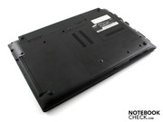 Example base plate: It can only be dented on the optical drives slot, but is otherwise pressure resistant.