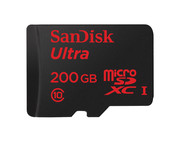 SanDisk's new 200 GB microSD memory card promises up to 90 MB/s sequential transfer speed... for a hefty $400.