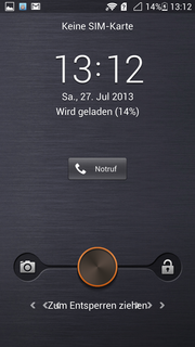 The so-called "Emotion UI" interface for Android already has a uniquely designed lock screen.