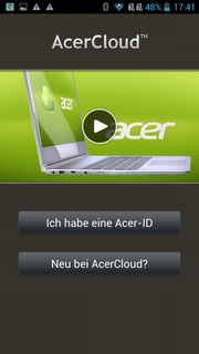 Acer Cloud is another cloud service like Google Drive.