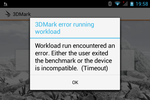 3DMark Unlimited is not compatible with the Z3.