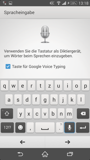 Voice commands are possible as well, ...