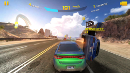 To play Asphalt 8, we had to reduce the details to medium.