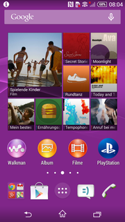 Sony only slightly changed the user interface, but the changes are noble.