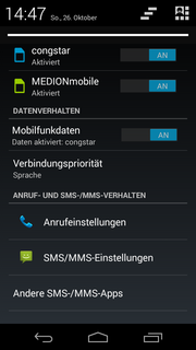 The Motorola Moto G2 can handle two SIM cards at the same time.