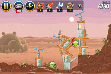 Angry Birds: Star Wars runs without major problems.