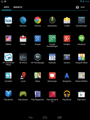 A large number of apps come preinstalled...